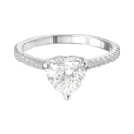 1.51 CT Heart Ring -1.73 CTS,R24R,Total Wt – 2.67gm