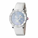 Bvlgari 37Mm Stainless Steel Blue Mother Of Pearl Dial Ladies’ Watch