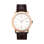 Bvlgari Diagono 40Mm 18K Rose Gold Men’S Watch
