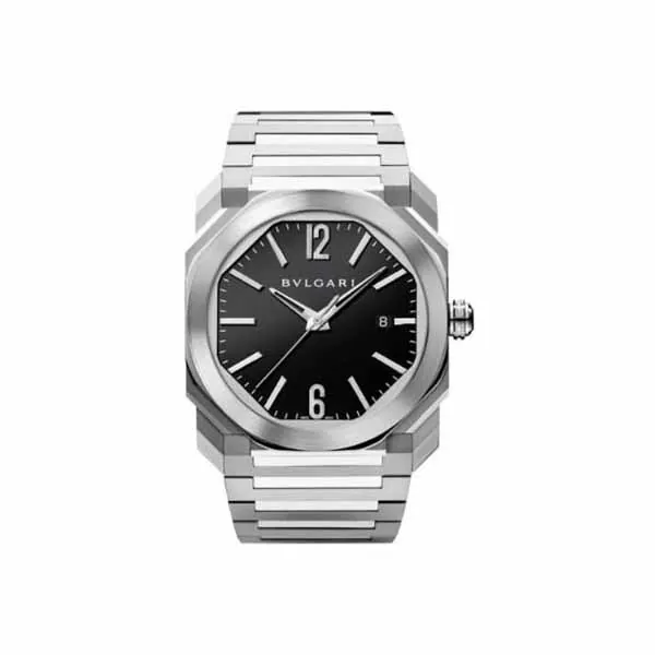 102031-BGO41BSSD.jpg Bvlgari Octo 41.5Mm Stainless Steel Men’S Watch - Image 1