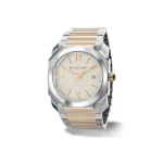 Bvlgari Solotempo Two Tone Silver Dial 38Mm Men’S Watch