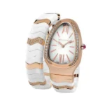 Bulgari Serpenti Spiga 35Mm 18K Rose Gold Ladies’ Watch