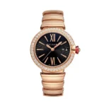 Bvlgari Lvcea Rose Gold And Diamond 33Mm Ladies’ Watch
