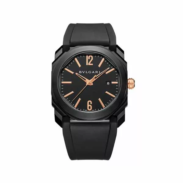102581.jpg Bvlgari Octo 41Mm Black Steel Men’S Watch Ref. 102581 - Image 1