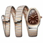 Bvlgari Serpenti Tubogas 18Kt Rose Gold/Stainless Steel Ladies’ Watch