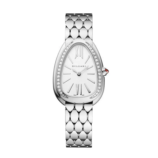 103361.jpg Bvlgari Serpenti Seduttori 33Mm Stainless Steel Dimaond Bezel Women’S Watch - Image 1