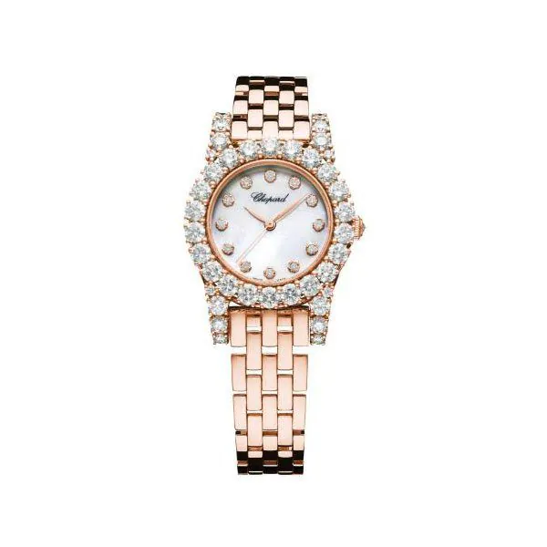 10a377-5001-1.jpg Chopard L’Heure Du Diamant 10A377-5001 30Mm 18Kt Rose Gold - Image 1
