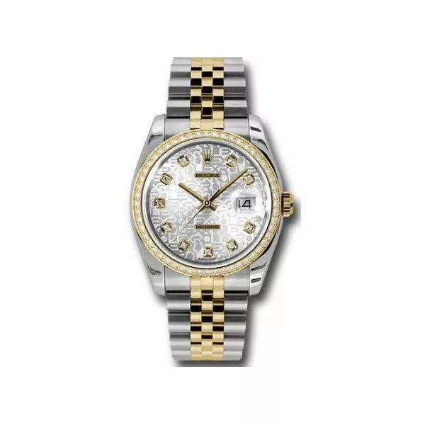 116243-sjdj.jpg Rolex Datejust Stainless Steel 36Mm Ladies Watch - Image 1