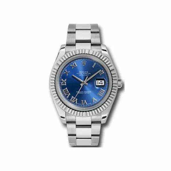 116334-blro.jpg Rolex Oyster Perpetual Datejust Ii Stainless Steel 41Mm Men’S Watch - Image 1