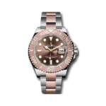 Rolex Professional Yacht Master 18Kt Rose Gold & Stainless Steel 40Mm Men’S Watch
