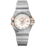 Omega Constellation 123.20.31.20.55.003 Stainless Steel With Rose Gold Ladies Watch
