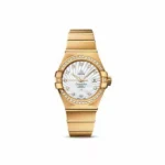 Omega Constellation 18Kt Yellow Gold 31Mm Ladies Watch