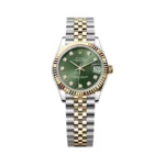 Rolex Datejust 278273-0030 Oystersteel-Yellow Gold Olive Green Dial 31mm Women’s Watch