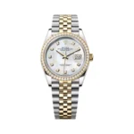 Rolex Datejust 126283RBR-0009 Oystersteel-Yellow Gold MOP Dial 36mm Women’s Watch