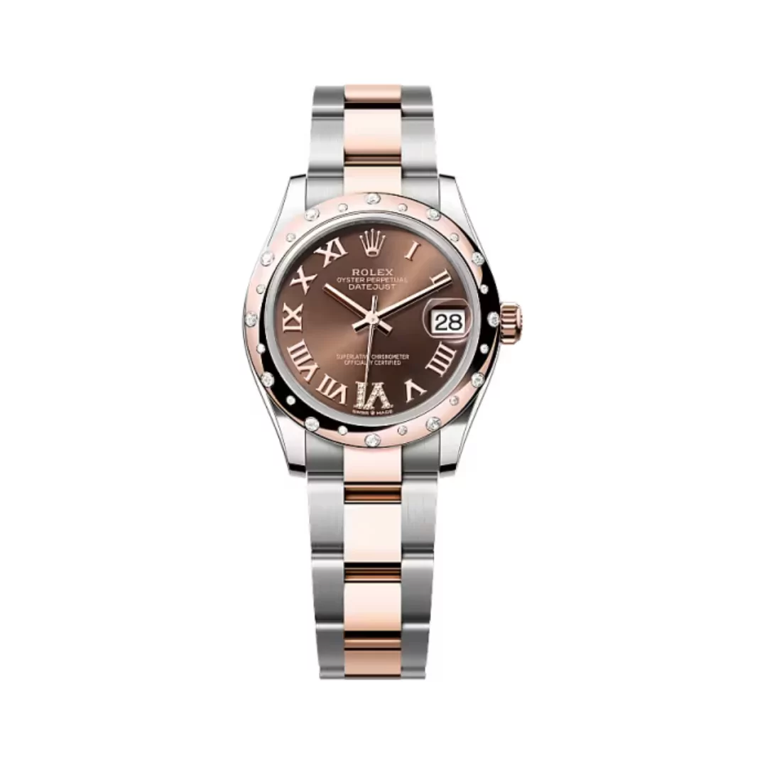 126233-0029-45.png Rolex Datejust 278341RBR-0003 Oystersteel-Everose Gold Chocolate Dial 31mm Women’s Watch - Image 1
