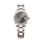 Rolex Datejust 278381RBR-0017 Oystersteel-Everose Gold Slate Dial 31mm Women’s Watch