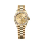 Rolex Datejust 278288RBR-0022 Yellow Gold Champagne Dial 31mm Women’s Watch