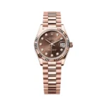 Rolex Datejust 278275-0010 Everose Gold Chocolate Dial 31mm Women’s Watch