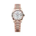 Rolex Datejust 278275-0009 Everose Gold White MOP Dial 31mm Women’s Watch