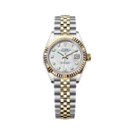 Rolex Oyster Perpetual Datejust 279173-0013 Mother Of Pearl 28Mm 18K Yellow Gold And Steel Ladies Watch