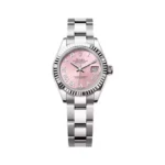 Rolex Lady-Datejust 279174-0018 Oystersteel-White Pink Dial 28mm Women’s Watch
