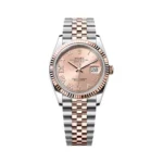 Rolex Datejust 126231-0027 Oystersteel-Everose Gold Rose Dial 36mm Women’s Watch