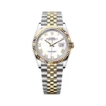 Rolex Datejust Automatic 126233-0029 Yellow Gold White Dial 36mm Women’s Watch