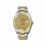 Rolex Oyster Perpetual Datejust 18Kt Yellow Gold & Stainless Steel 41Mm Men’S Watch