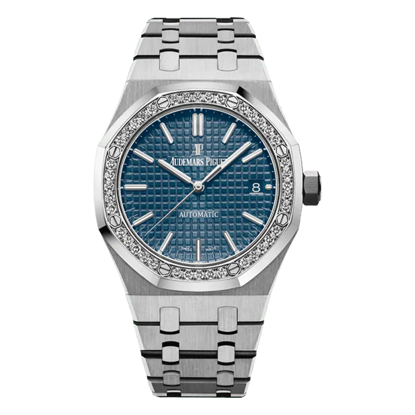 15451st.zz_.1256st.03.png Audemars Piguet Royal Oak 15451St.Zz.1256St.03 Blue Index Dial 37Mm Stainless Steel Ladies Watch - Image 1