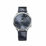 Chopard L.U.C Xps Twist Qf 18K White Gold Galvanic Blue Gray Dial Gray Strap Ref. 161945-1001