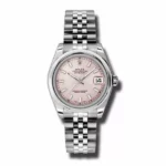 Rolex Datejust Ii Steel Domed Bezel Jubilee Bracelet 31Mm Ladies Watch Ref. 178240 Pij
