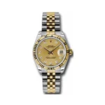 Rolex Datejust Stainless Steel & 18Kt Yellow Gold 31Mm Ladies Watch