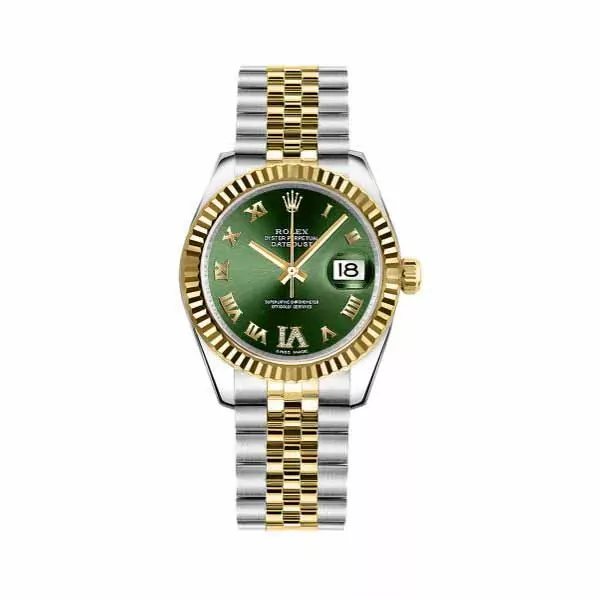 178273.jpg Rolex Datejust Stainless Steel & 18Kt Yellow Gold 31Mm Ladies Watch - Image 1