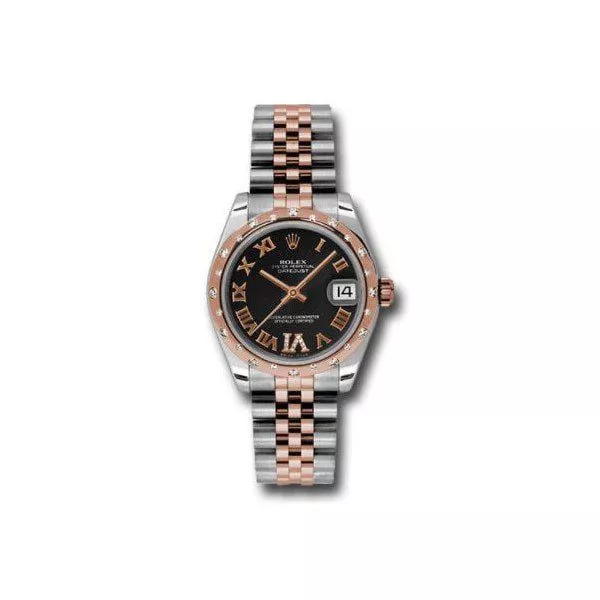 178341-bkdrj.jpg Rolex Datejust Stainless Steel/18K Rose Gold 31Mm Ladies Watch - Image 1
