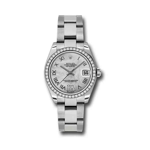 178384.jpg Rolex Steel And White Gold Datejust 31Mm Mother-Of-Pearl Ladies Watch Ref. 178384 - Image 1