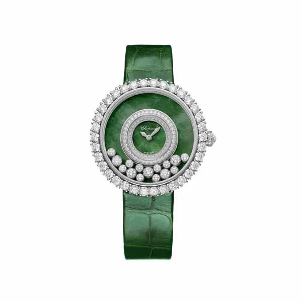 20445-1009.jpg Chopard Happy Diamonds Joaillerie 37.7Mm 18K White Gold Ladies Watch - Image 1