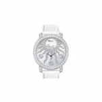 Chopard Happy Sun Happy Diamonds 40Mm 18K White Gold Ladies Watch