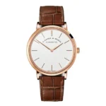A. Lange & Sohne Saxonia Thin 40Mm 18Kt Rose Gold Men’S Watch