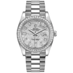 Rolex Day-Date M228349Rbr-0040 40Mm  Meteorite Diamond Dial Men’S Watch