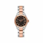 Omega Aqua Terra 30Mm Stainless Steel & 18Kt Rose Gold Ladies Watch