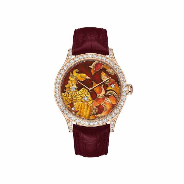 2590180 Van Cleef & Arpels Cadran Extraordinaire Midnight Constellation Phoenix 42Mm 18Kt Rose Gold Unisex Watch - Image 1