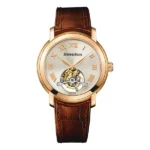 Audemars Piguet Jules Audemars 26561Or.Oo.D088Cr.01 Silver Dial Tourbillon 39Mm Pink Gold With Brown Leather Men’S Watch