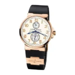 Ulysse Nardin Maxi Marine Chronometer 266-66-3 Silver Dial 18K Rose Gold Men’S Watch