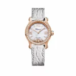 Chopard Happy Sport 30 Mm Automatic Rose Gold Diamonds Ref. 274893-5010