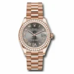 Rolex Everose Gold Datejust 31 Ladies Watch