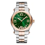 Chopard Happy Sport Quartz Green Dial Ladies’ Watch