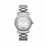 Chopard Happy Sport Quartz White Dial Ladies Watch Ref. 278590-3002