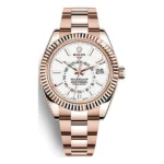 Rolex Sky Dweller 326935 Wh White Index 18K Rose Gold White Dial 42Mm Men’S Watch
