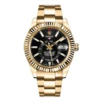 Rolex Sky Dweller 326938 Bk Black Index 42Mm 18K Yellow Gold Men’S Watch