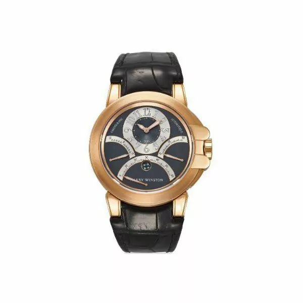400-MCRA44R.jpg Harry Winston Ocean Triple Retrograde Chronograph 44Mm 18Kt Rose Gold Men’S Watch - Image 1